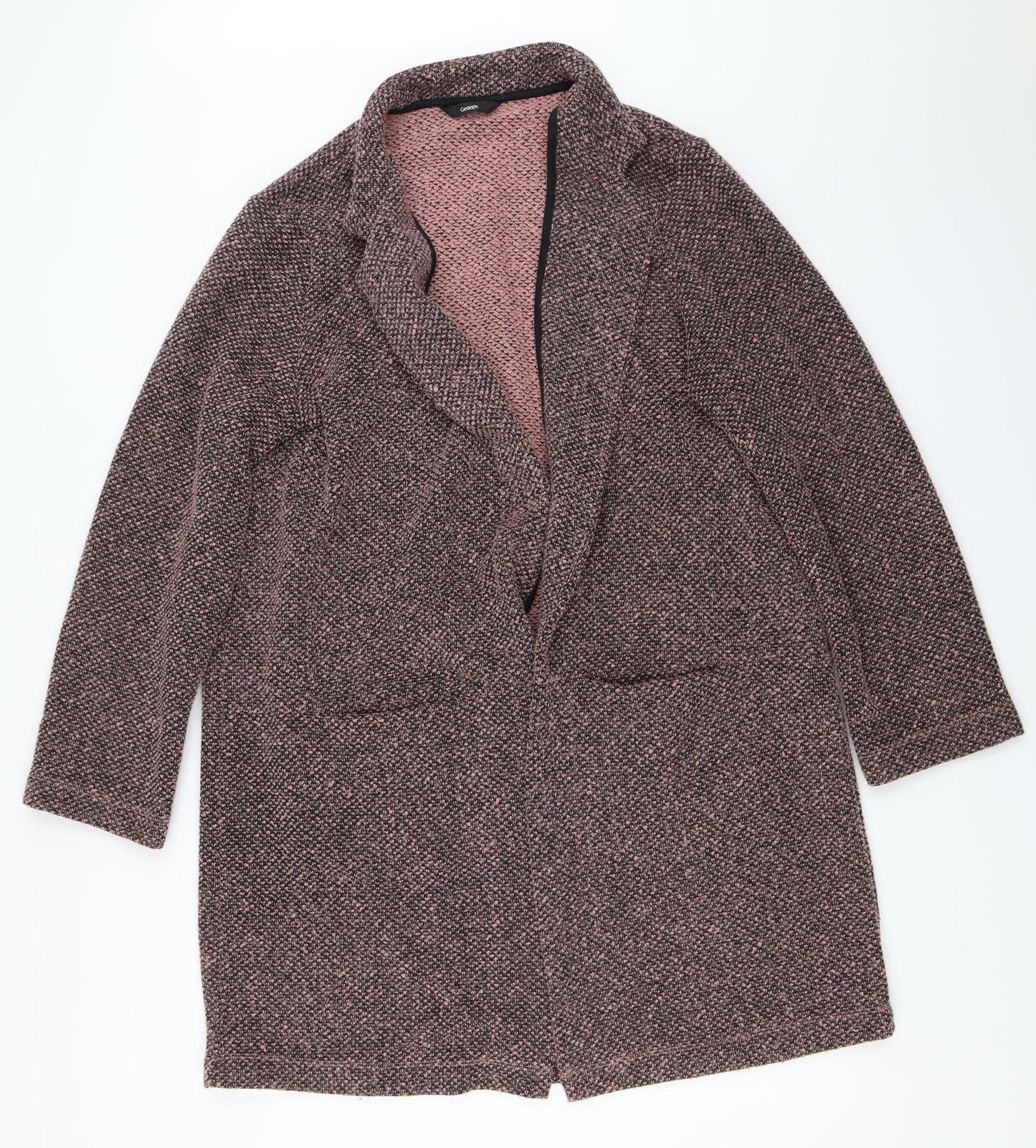George Womens Pink   Overcoat Coat Size XL