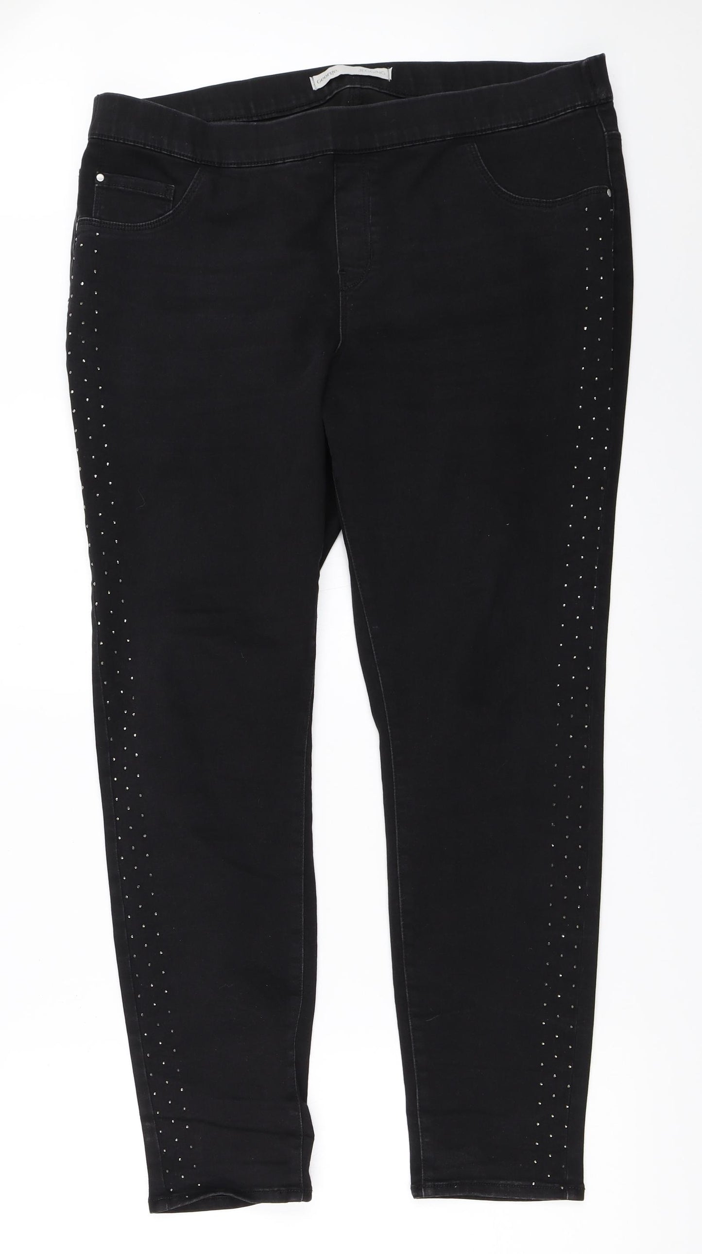 George Womens Black   Jegging Jeans Size 18 L28 in