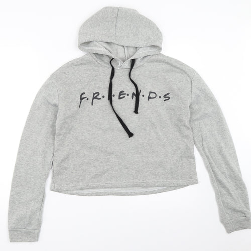 Preworn Womens Grey   Pullover Hoodie Size L
