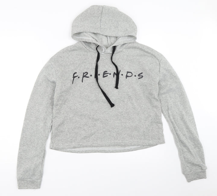 Preworn Womens Grey Pullover Hoodie Size L