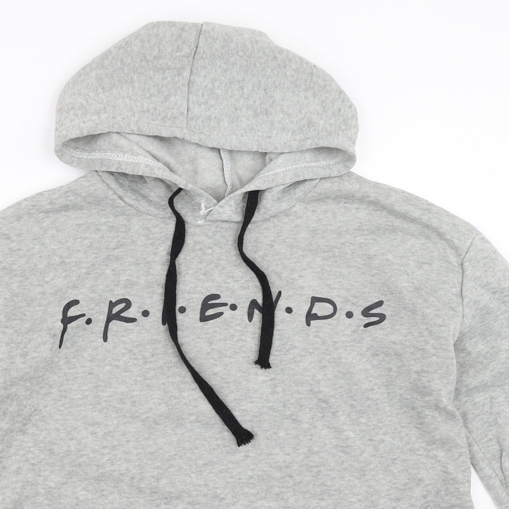 Preworn Womens Grey   Pullover Hoodie Size L