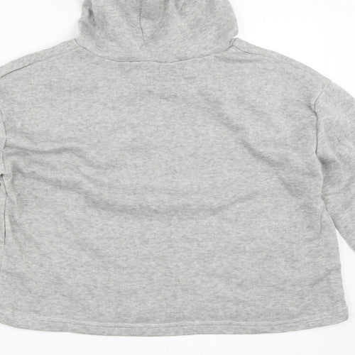 Preworn Womens Grey   Pullover Hoodie Size L