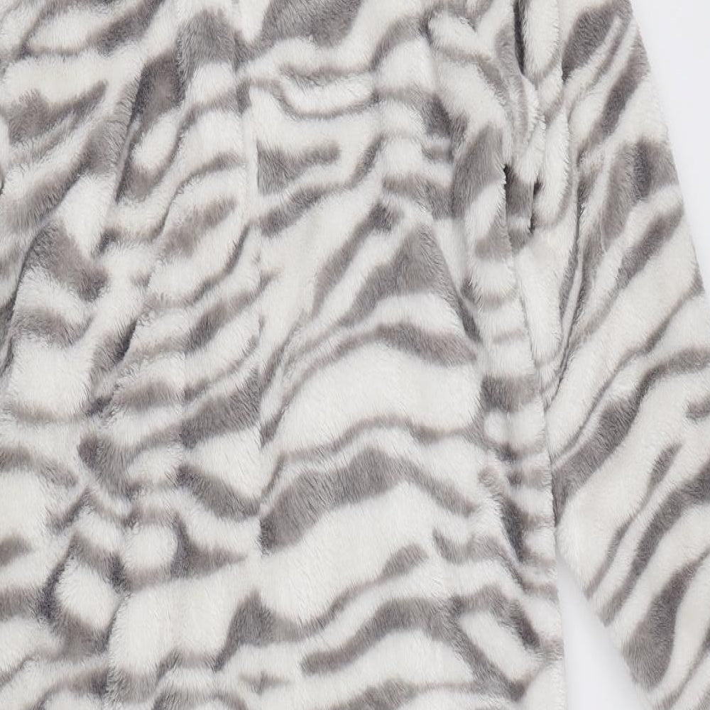 NEXT Girls White Animal Print  Top One Piece Size 12 Years