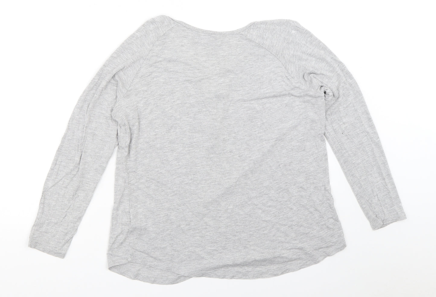 AJC Womens Grey   Basic T-Shirt Size 40