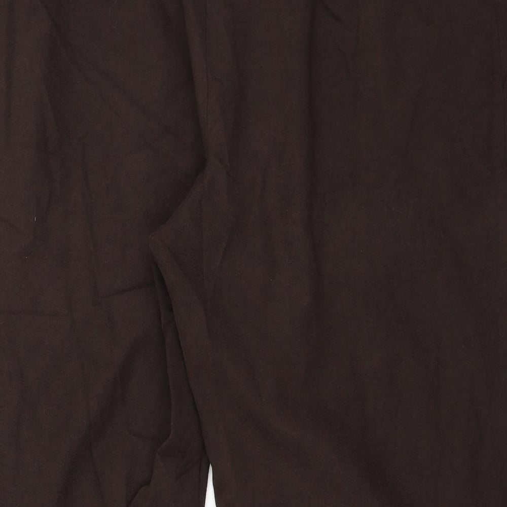 Preworn Womens Brown   Cropped Trousers Size 38 in L20 in