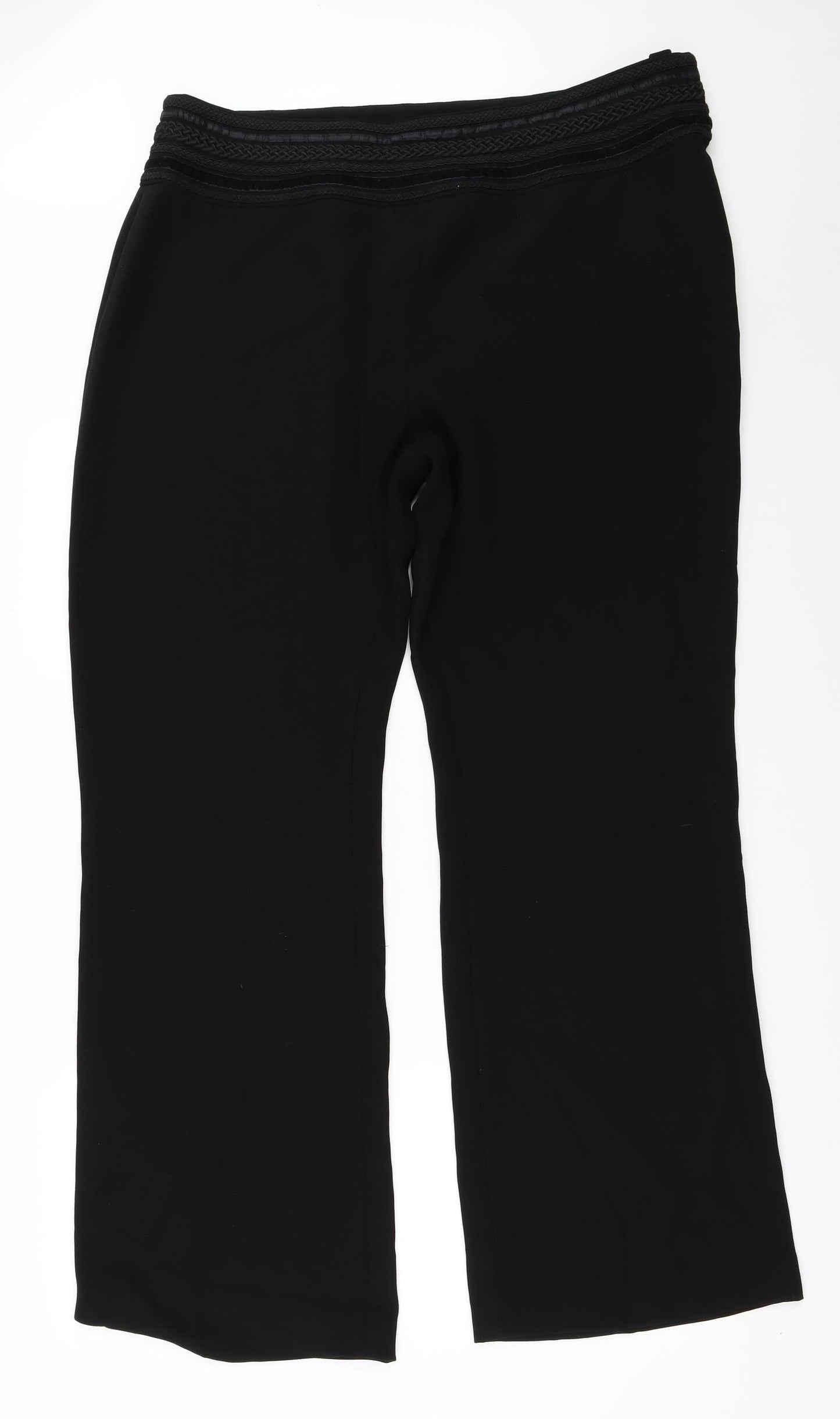 Principles Womens Black   Trousers  Size 18 L30.5 in
