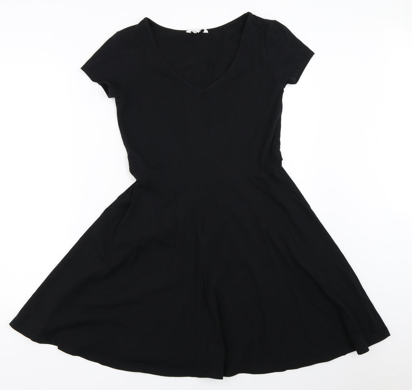 New Look Womens Black   Skater Dress  Size 12