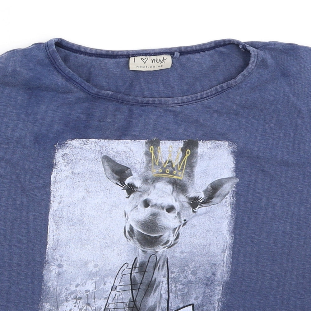 NEXT Girls Blue   Basic T-Shirt Size 9 Years