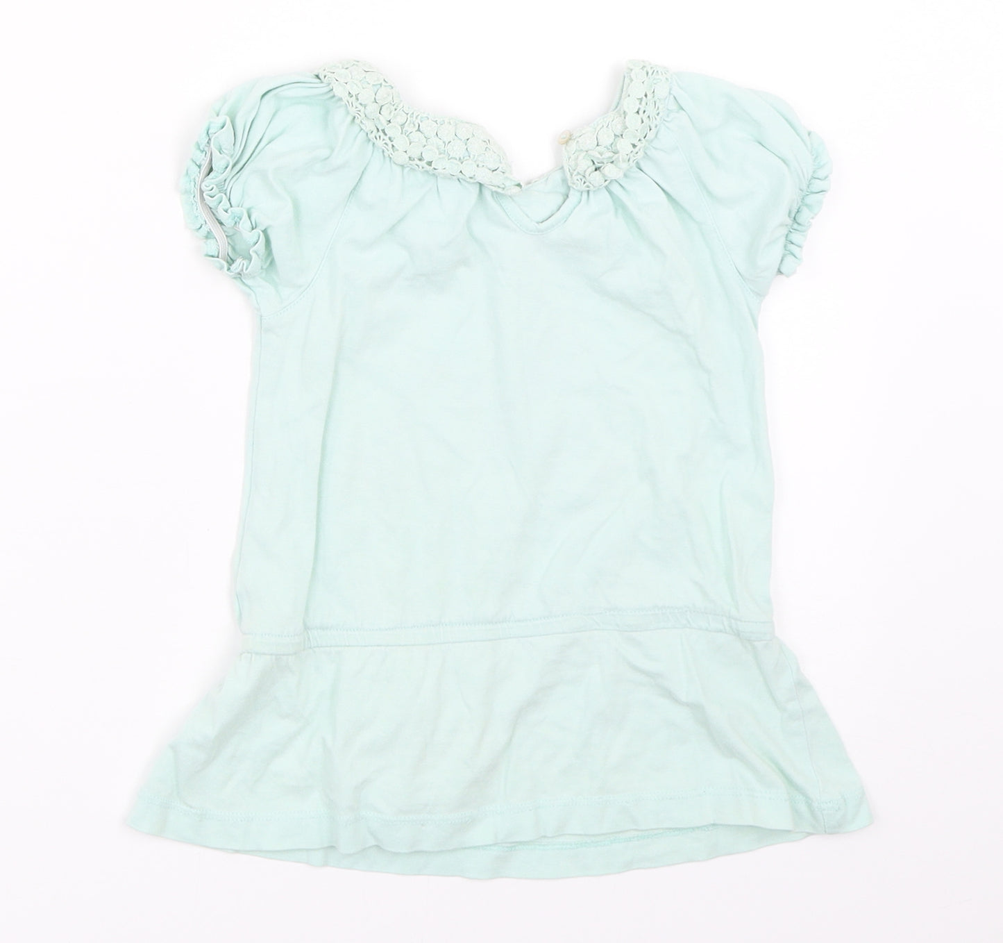 Uttam Kids Girls Blue   Basic T-Shirt Size 4-5 Years