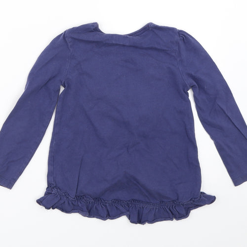 F&F Girls Blue   Basic T-Shirt Size 3-4 Years