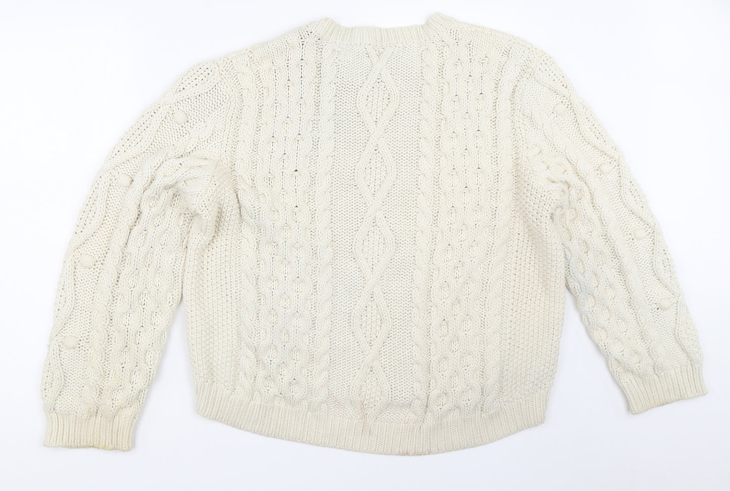 Zara Womens Beige   Pullover Jumper Size M