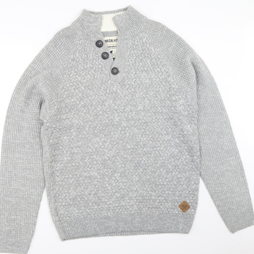 SoulCal&Co Mens Grey   Pullover Jumper Size XL