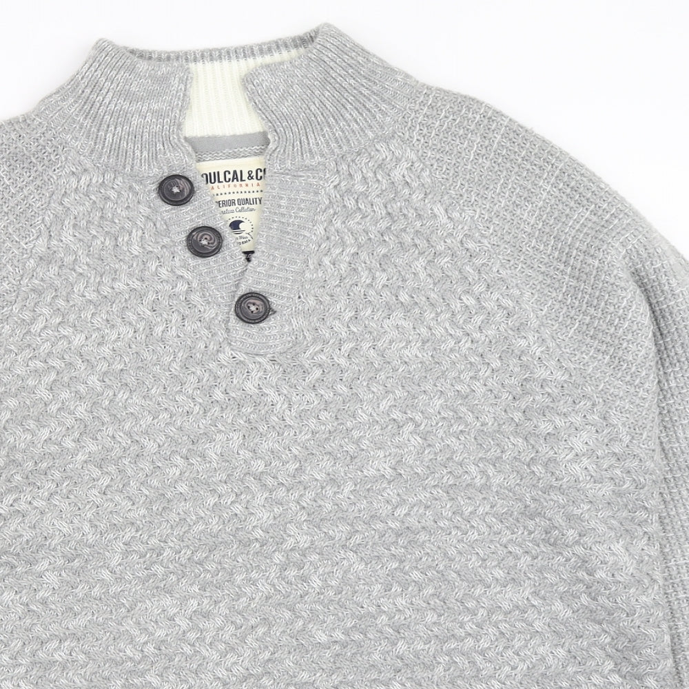 SoulCal&Co Mens Grey   Pullover Jumper Size XL