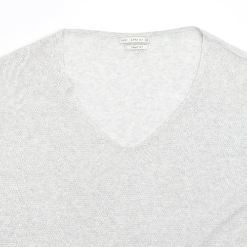 Zara Womens Grey   Pullover Jumper Size M