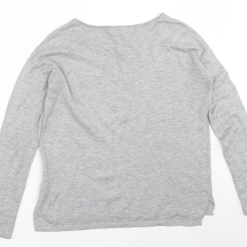 H&M Womens Grey   Pullover Jumper Size XS