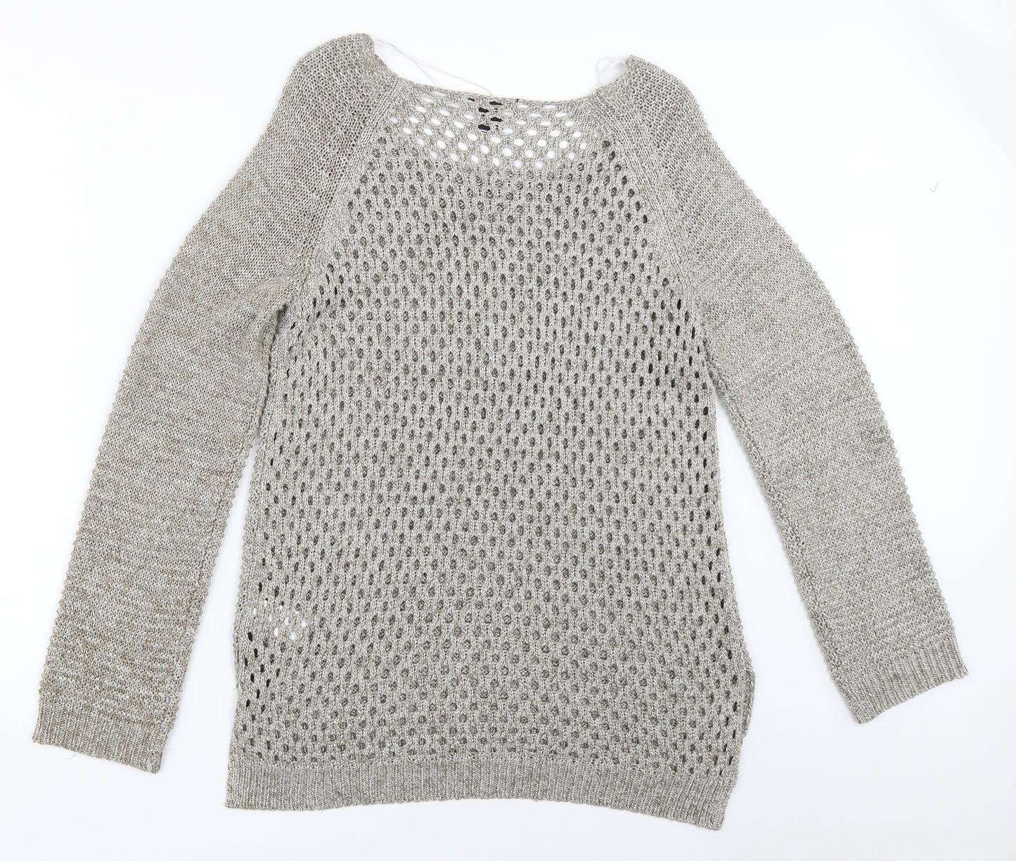 H&M Womens Grey   Pullover Jumper Size M