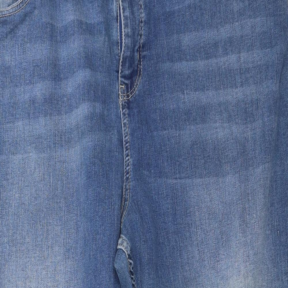 Principles Womens Blue  Denim Cropped Jeans Size 18 L22.5 in