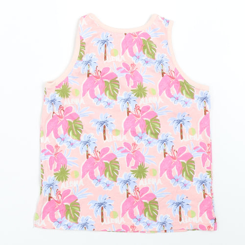 Marks and Spencer Girls Pink   Basic Tank Size 9-10 Years