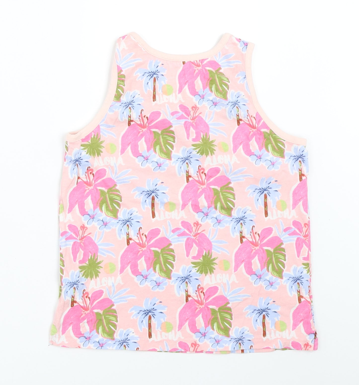 Marks and Spencer Girls Pink   Basic Tank Size 9-10 Years