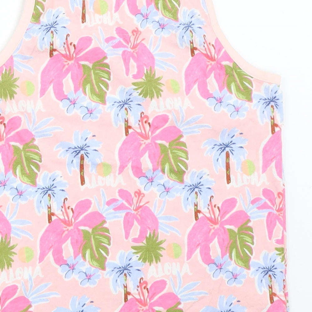 Marks and Spencer Girls Pink   Basic Tank Size 9-10 Years