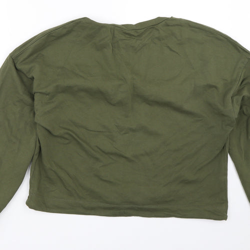 Pep&Co Womens Green   Pullover Sweatshirt Size 14