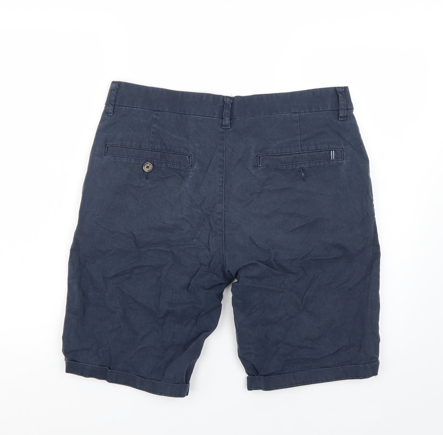 F&F Mens Blue   Chino Shorts Size 34