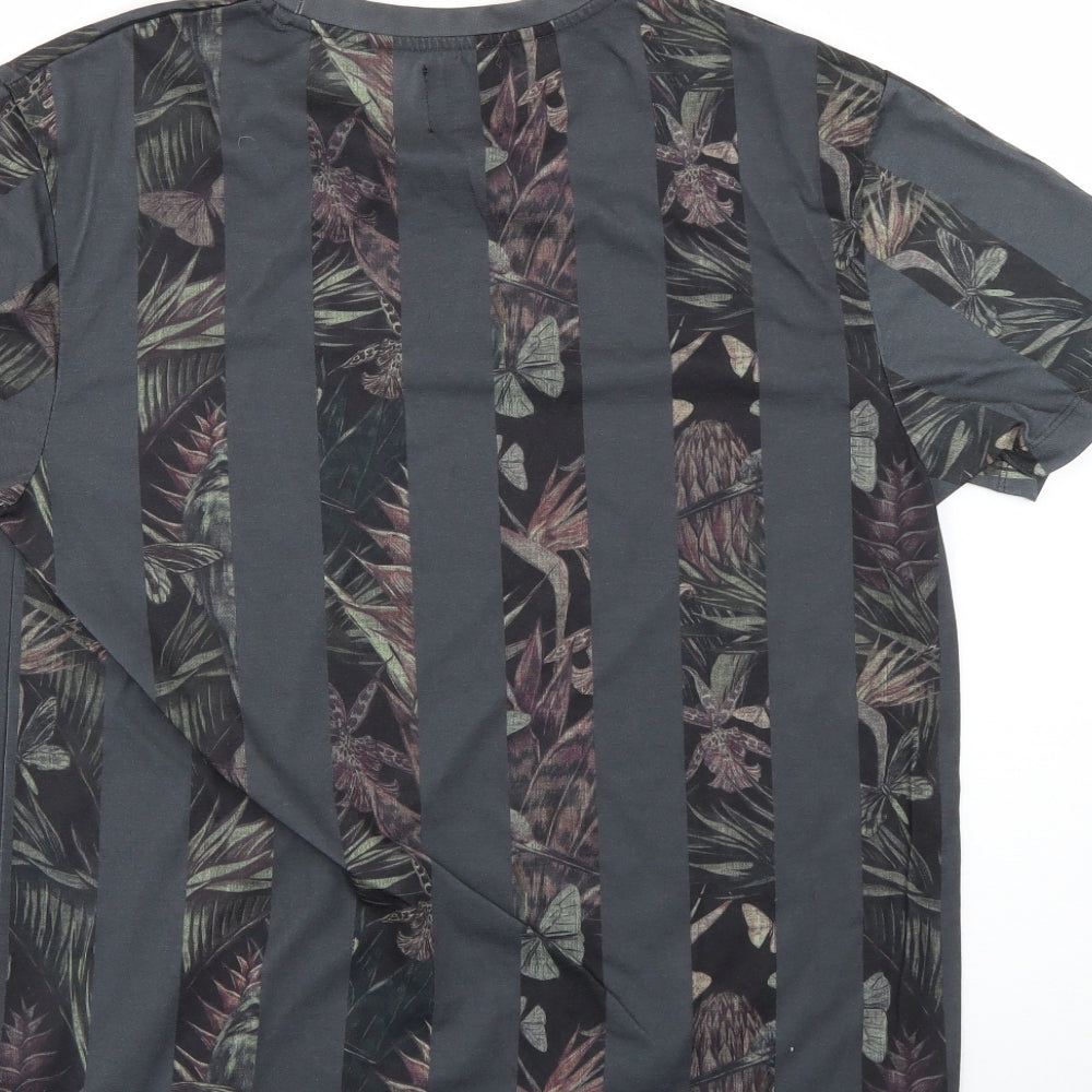 Burton Mens Multicoloured Floral   T-Shirt Size M