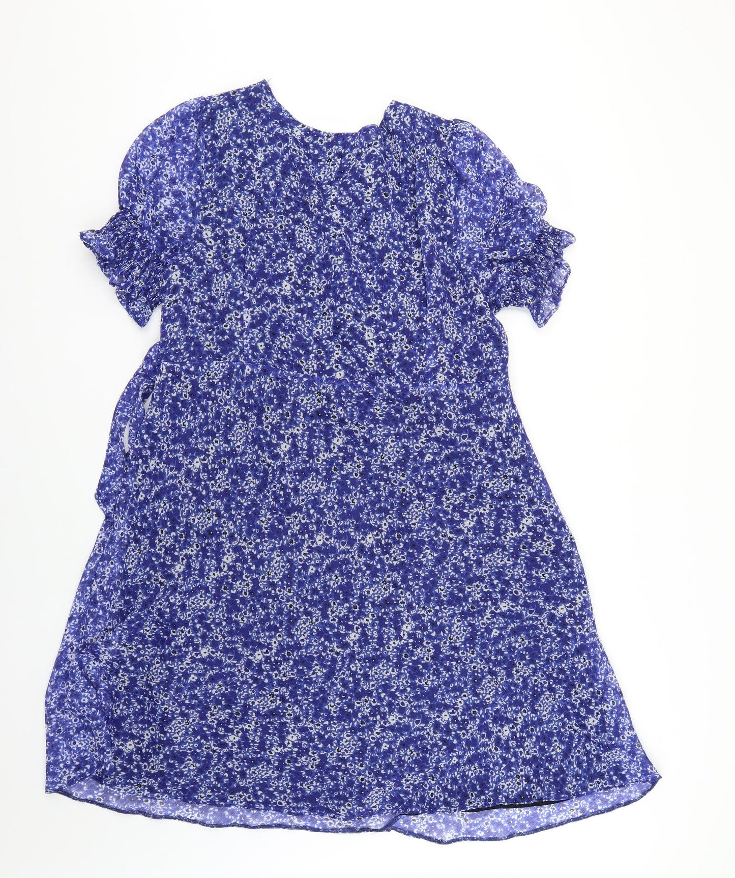 Holly Willoughby Womens Blue Floral  Fit & Flare  Size 10