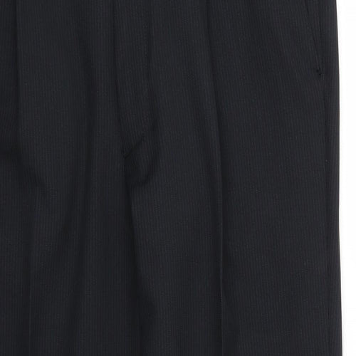 Marks and Spencer Mens Black   Trousers  Size 34 L25 in