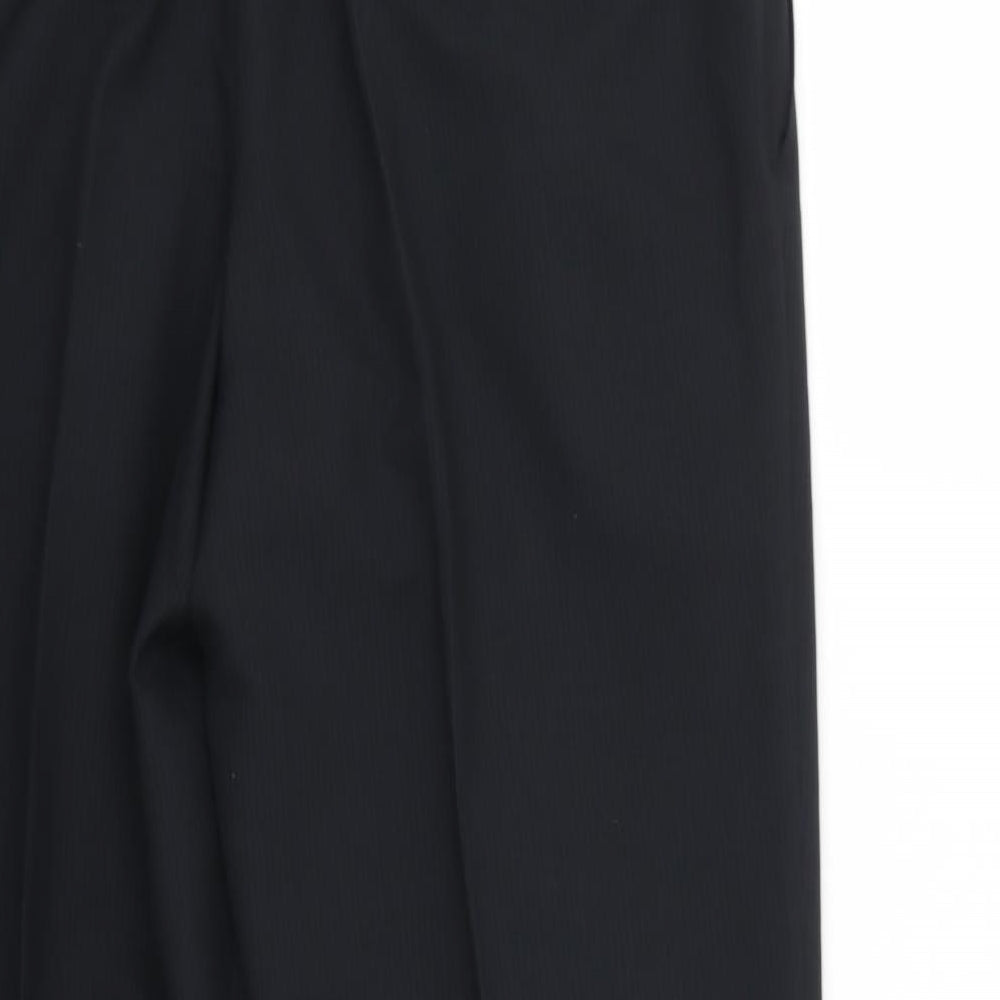 Marks and Spencer Mens Black   Trousers  Size 34 L25 in