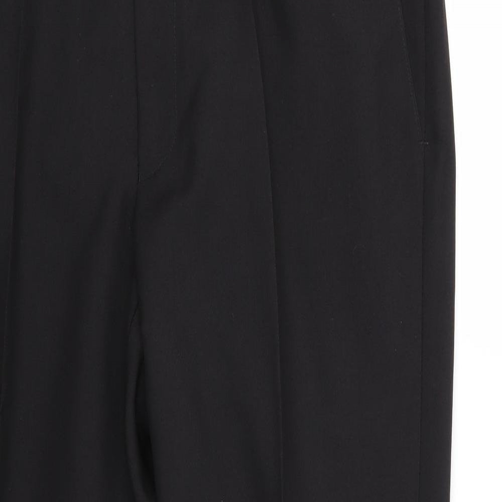 Marks and Spencer Mens Black   Trousers  Size 38 L28 in