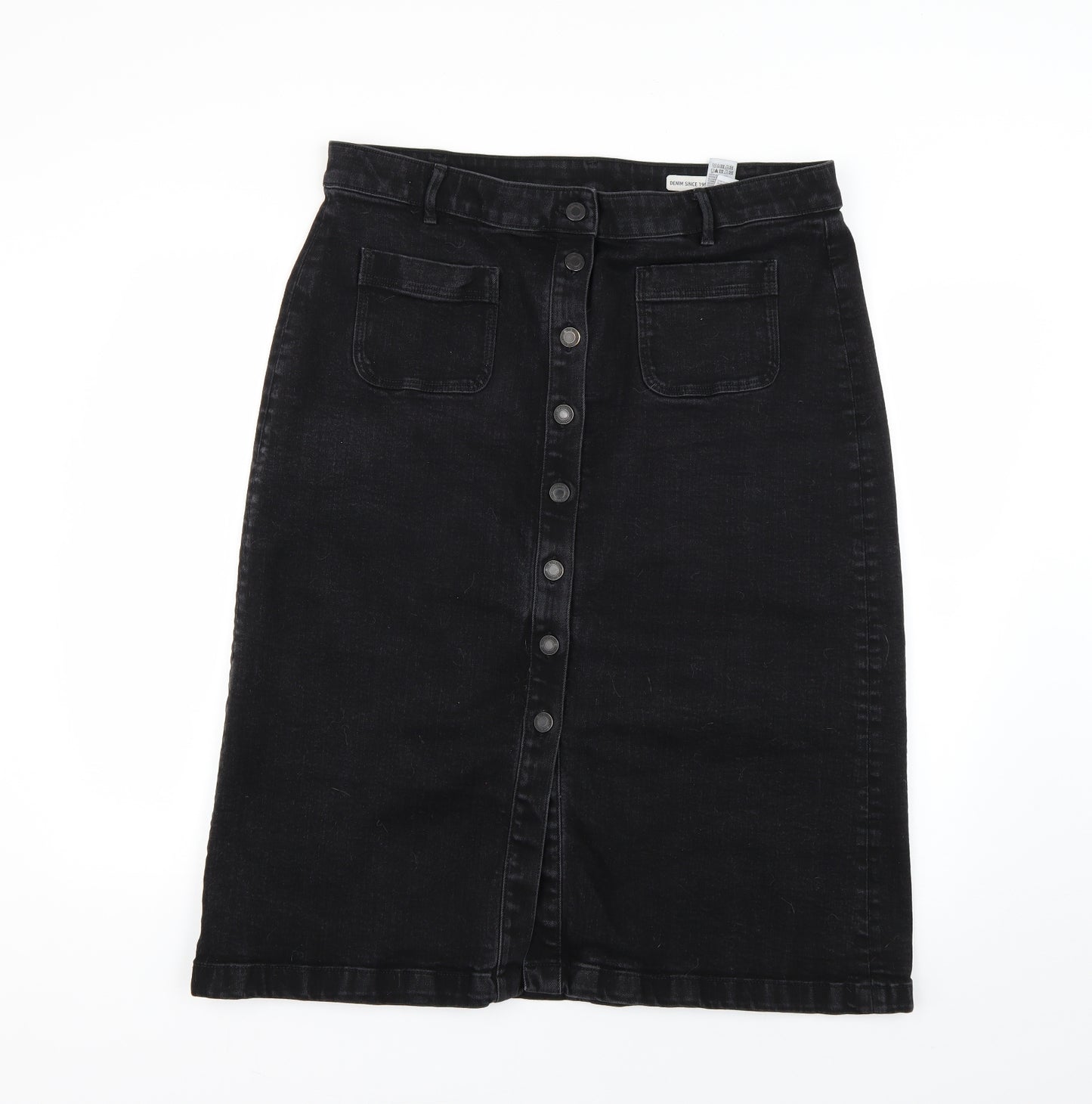 Marks and Spencer Womens Black   Straight & Pencil Skirt Size 20