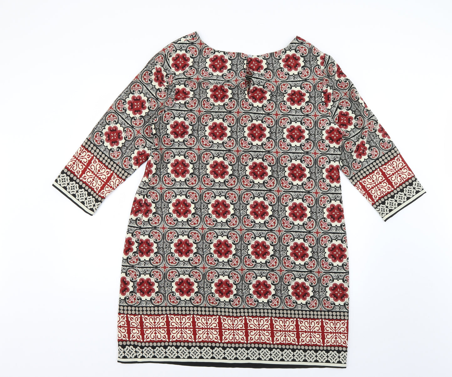 Anthology Womens Multicoloured Geometric  Shirt Dress  Size 16
