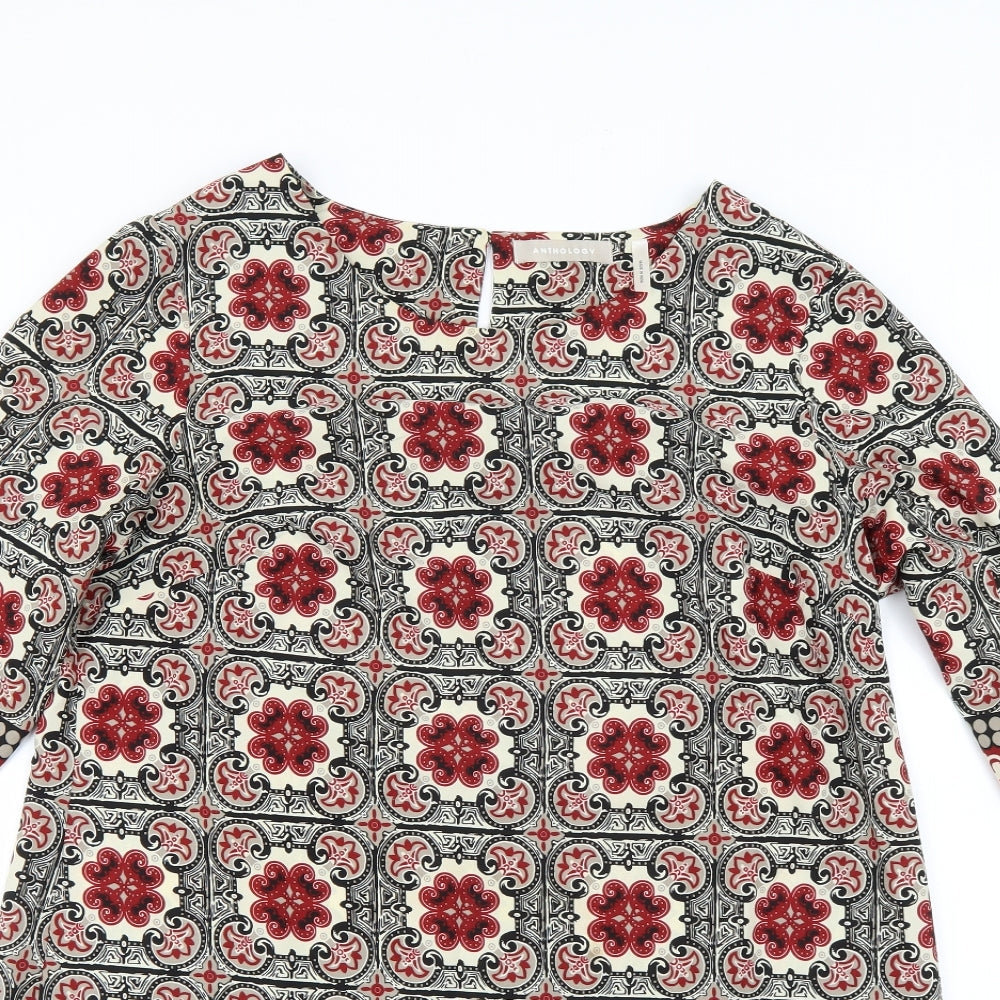 Anthology Womens Multicoloured Geometric  Shirt Dress  Size 16