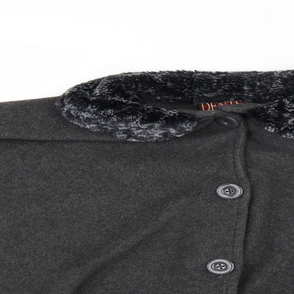 Dents Womens Grey   Overcoat Coat One Size