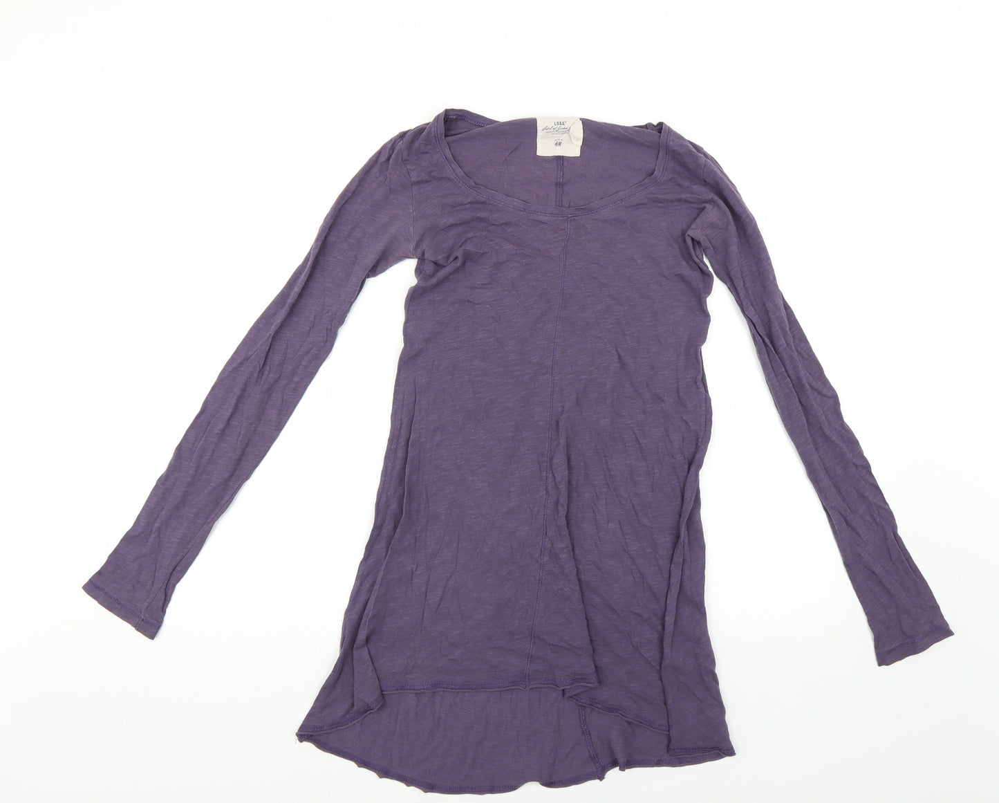 H&M Womens Purple   Basic T-Shirt Size S