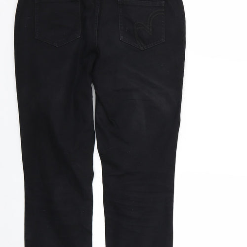 Per Una Womens Black   Skinny Jeans Size 12 L26 in