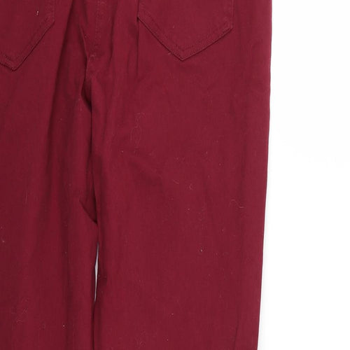 Klass Womens Red   Trousers  Size 14 L29 in