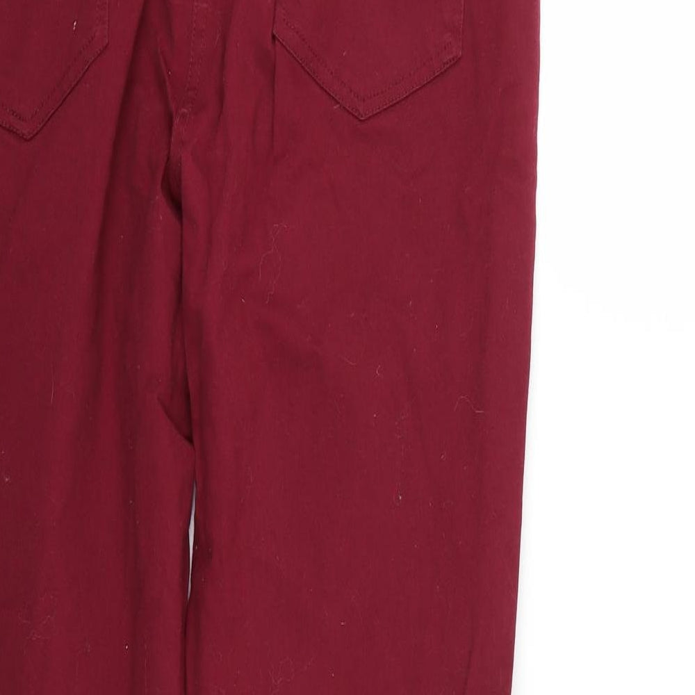 Klass Womens Red   Trousers  Size 14 L29 in