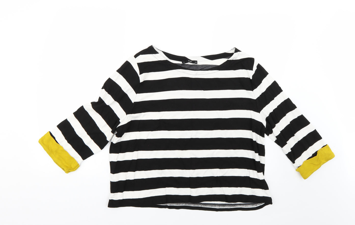 F&F Womens Multicoloured Striped  Pullover Jumper Size 20