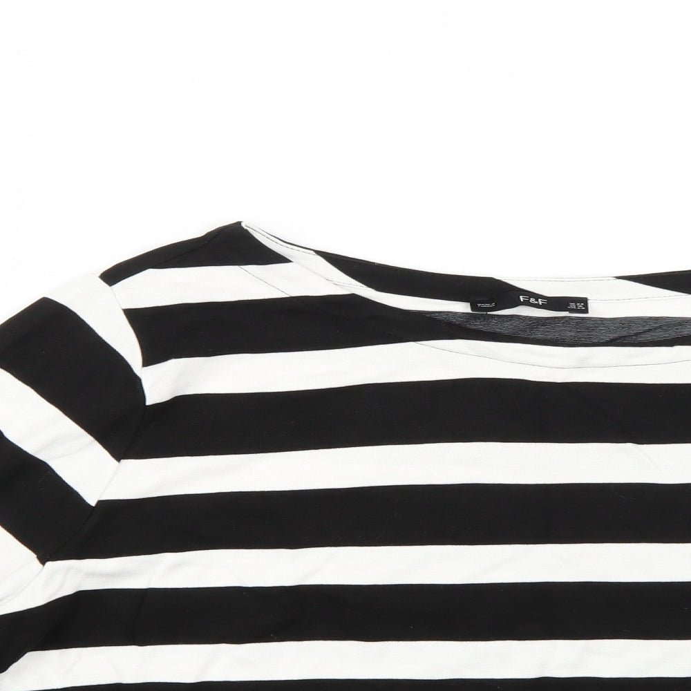 F&F Womens Multicoloured Striped  Pullover Jumper Size 20