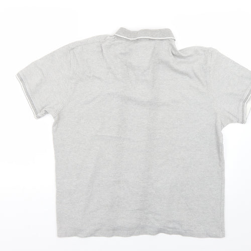 Peacocks Mens Grey    Polo Size XL