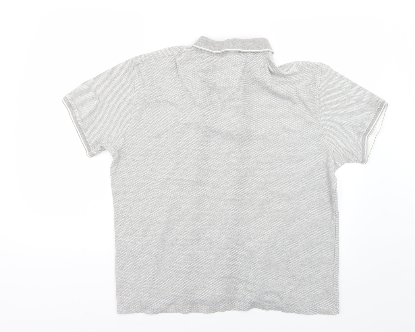 Peacocks Mens Grey    Polo Size XL