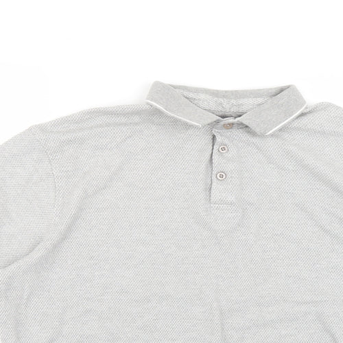 Peacocks Mens Grey    Polo Size XL