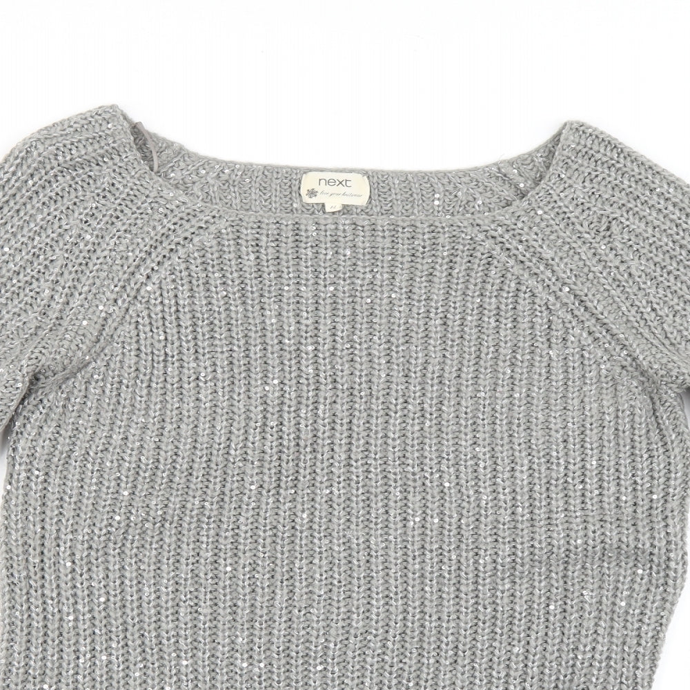 NEXT Womens Grey   Pullover Jumper Size 14