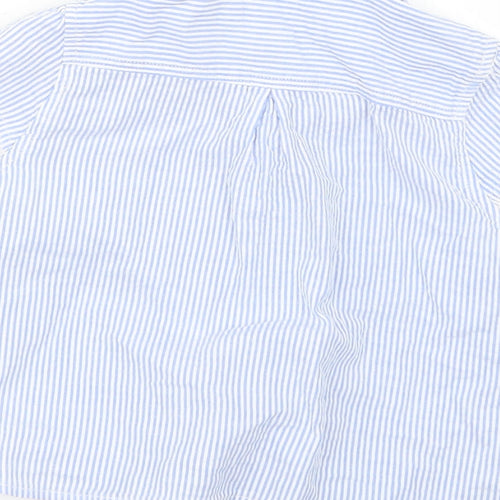 Logg Girls Blue Striped  Basic Button-Up Size 5-6 Years