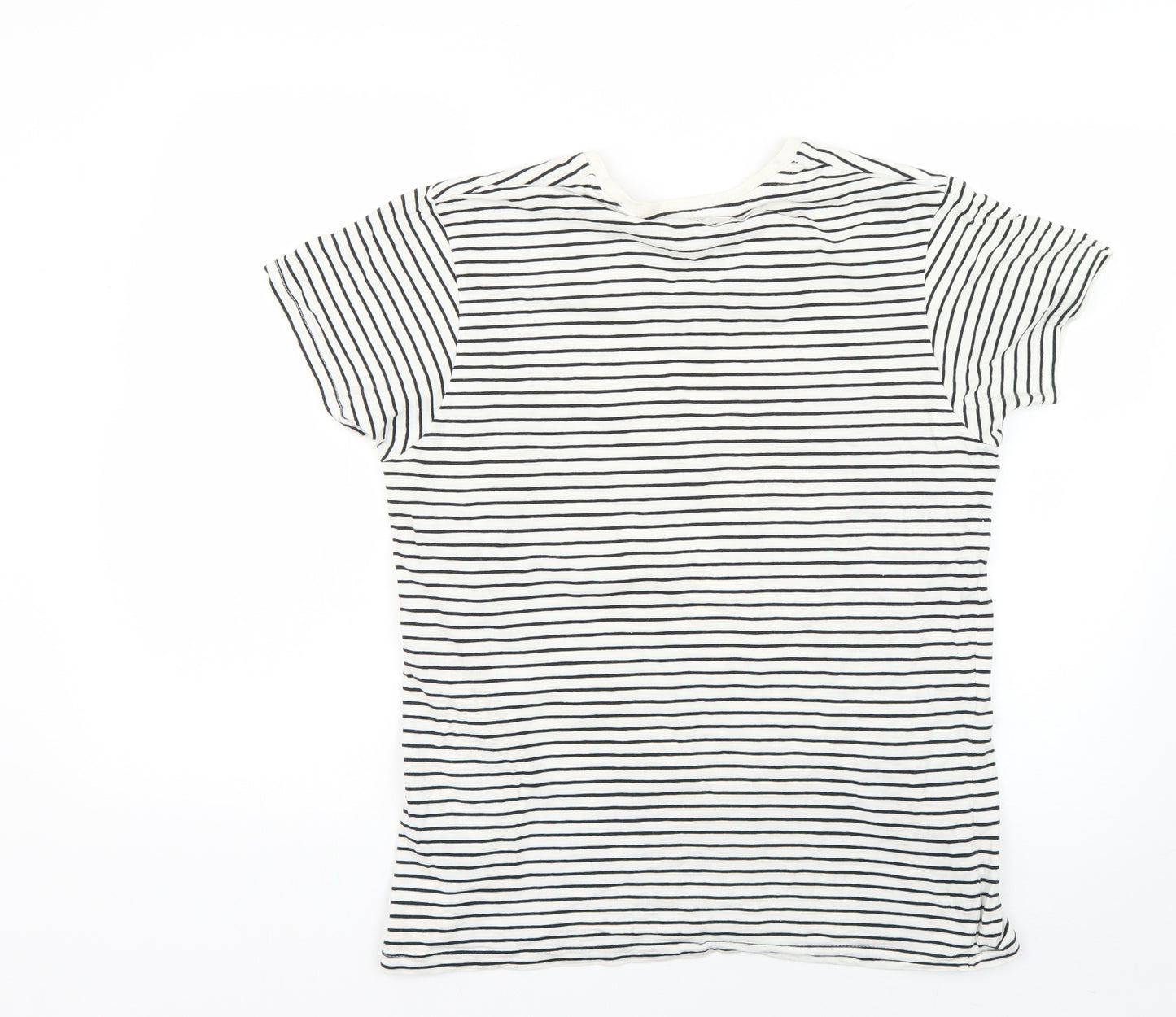 Cedar Wood State Mens Multicoloured Striped   T-Shirt Size M