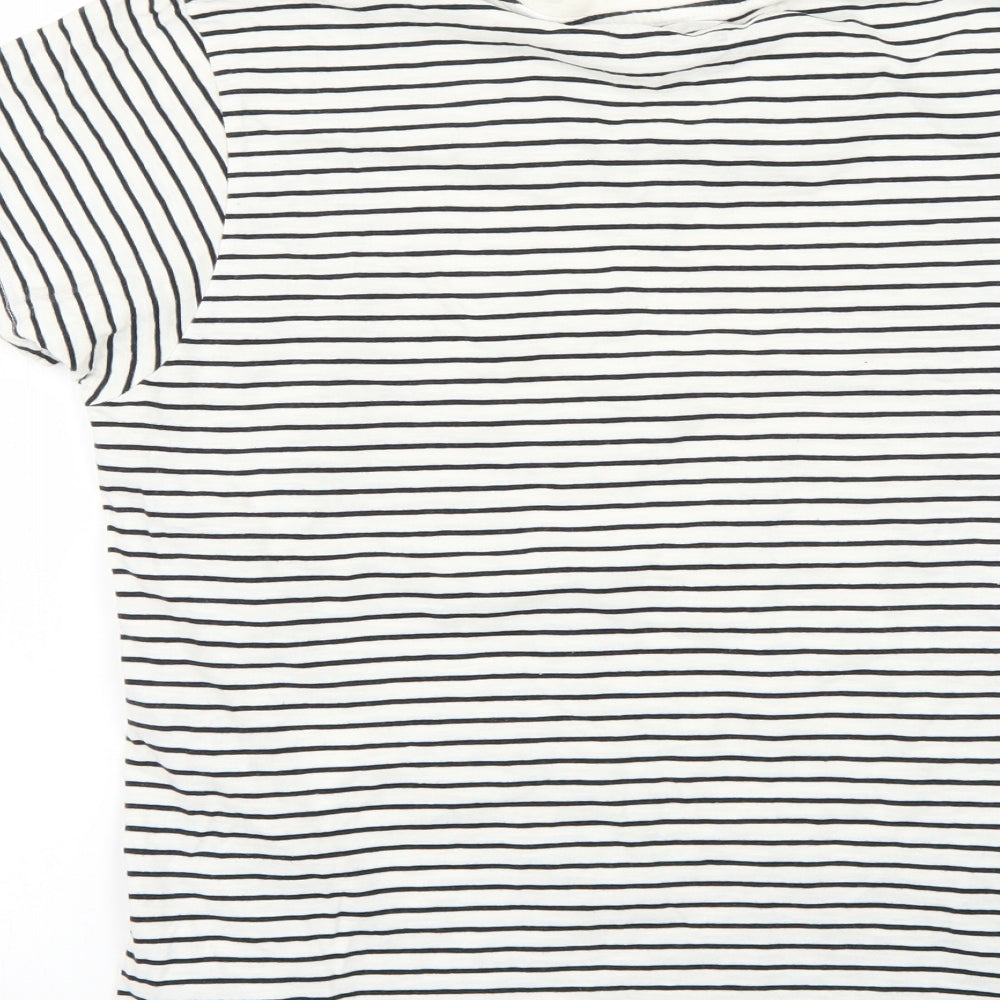 Cedar Wood State Mens Multicoloured Striped   T-Shirt Size M