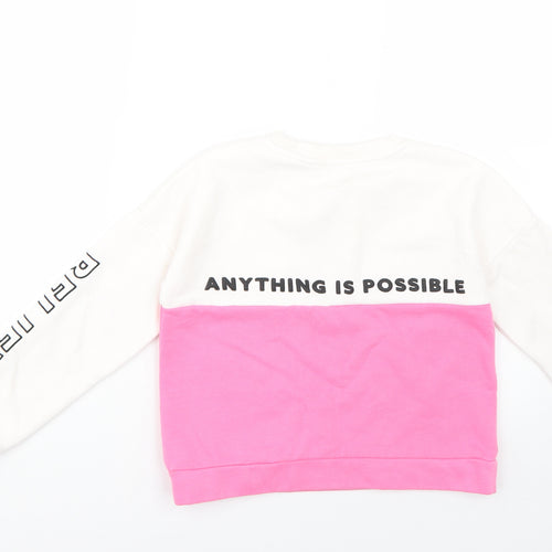 Primark Girls Multicoloured   Pullover Jumper Size 9-10 Years