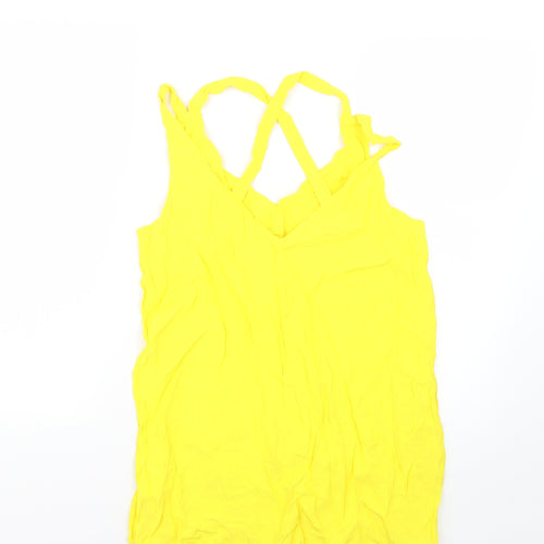 F&F Womens Yellow   Basic Blouse Size 14